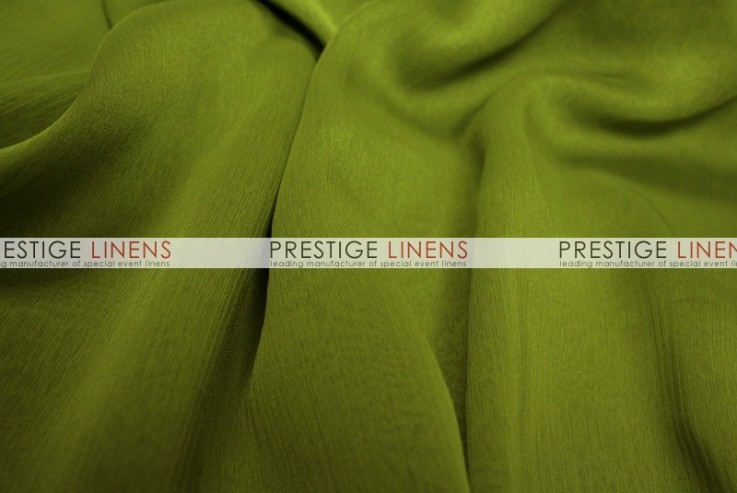 Two Tone Chiffon Draping - Dk Lime