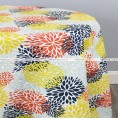 POLY PRINT BLOSSOM TABLE LINEN - PERLA