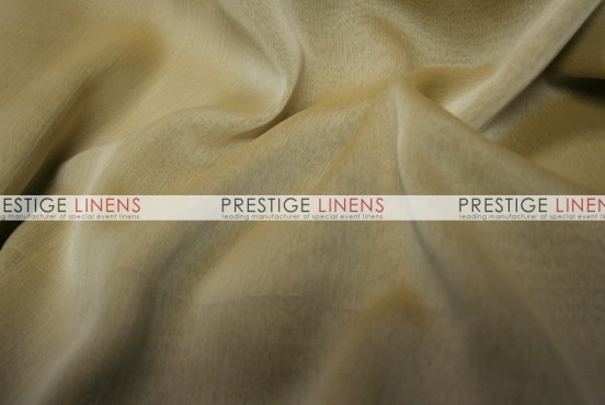 Two Tone Chiffon Draping - Lt Khaki