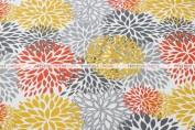 POLY PRINT BLOSSOM TABLE LINEN - CITRUS