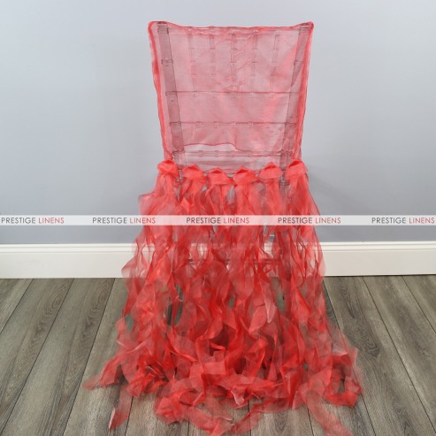 Curly Willow Chair Sleeve Coral Prestige Linens