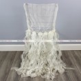 CURLY WILLOW CHAIR SLEEVE - IVORY