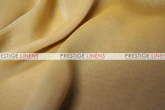 Two Tone Chiffon Draping - Mustard/White