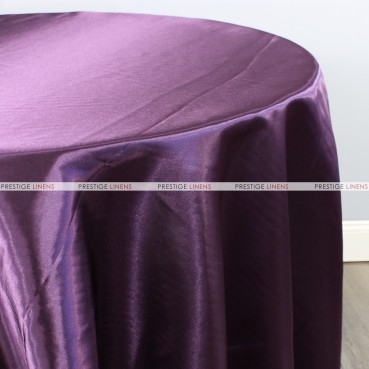 Bridal Satin Table Linen - 1047 Dk Plum
