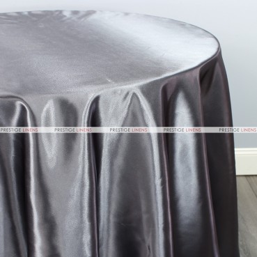 Bridal Satin Table Linen - 1139 Charcoal