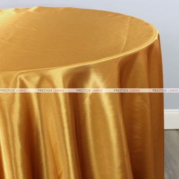 Bridal Satin Table Linen - 229 Dk Gold