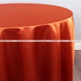 Bridal Satin Table Linen - 337 Rust