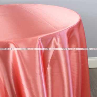 Bridal Satin Table Linen - 432 Coral