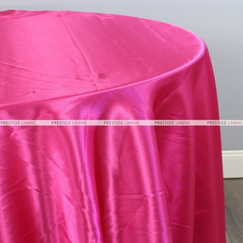 Bridal Satin Table Linen - 529 Fuchsia