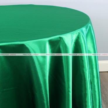 Bridal Satin Table Linen - 727 Flag Green