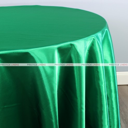 Bridal Satin Table Linen - 727 Flag Green