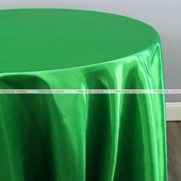 Bridal Satin Table Linen - 755 Kelly Green