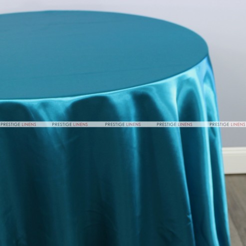 Bridal Satin Table Linen - 768 Pucci Teal