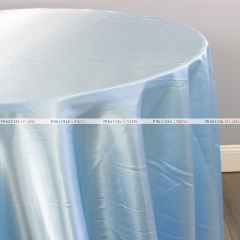 Bridal Satin Table Linen - 926 Baby Blue