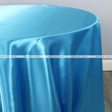 Bridal Satin Table Linen - 932 Turquoise