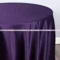 Lamour Matte Satin Table Linen - 1033 Lt Plum