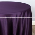 Lamour Matte Satin Table Linen - 1034 Plum