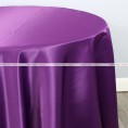 Lamour Matte Satin Table Linen - 1044 Eggplant