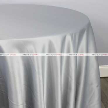 Lamour Matte Satin Table Linen - 1142 Med Grey