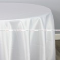 Lamour Matte Satin Table Linen - 126 White