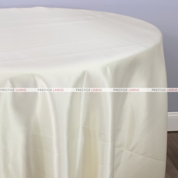 Lamour Matte Satin Table Linen - 128 Ivory