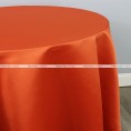 Lamour Matte Satin Table Linen - 447 Dk Orange