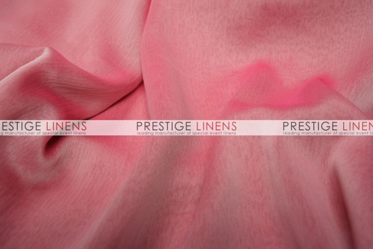 Two Tone Chiffon Draping - White/Fuchsia