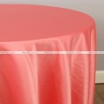 Lamour Matte Satin Table Linen - 432 Coral