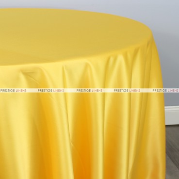 Lamour Matte Satin Table Linen - 454 Pride Yellow