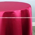 Lamour Matte Satin Table Linen - 556 Dk Fuchsia