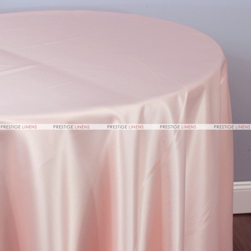Lamour Matte Satin Table Linen - 567 Blush Pink