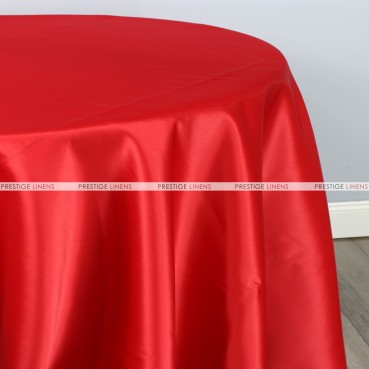 Lamour Matte Satin Table Linen - 626 Red