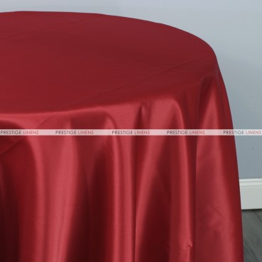 Lamour Matte Satin Table Linen - 627 Cranberry