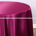 Lamour Matte Satin Table Linen - 646 Magenta