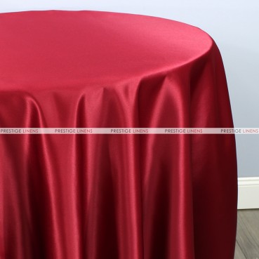 Lamour Matte Satin Table Linen - 647 Fiesta Red