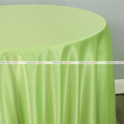 Lamour Matte Satin Table Linen - 742 Pucci Lime