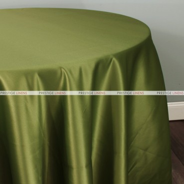 Lamour Matte Satin Table Linen - 830 Olive