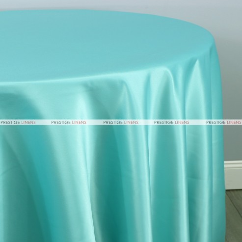 Lamour Matte Satin Table Linen - 936 Lt Aqua