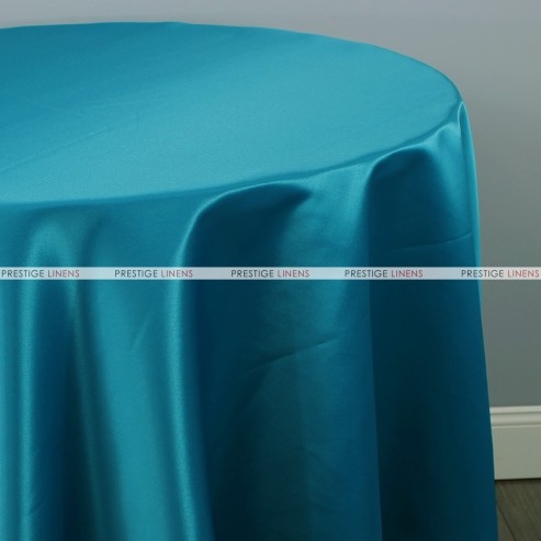 Lamour Matte Satin Table Linen - 938 Dk Aqua