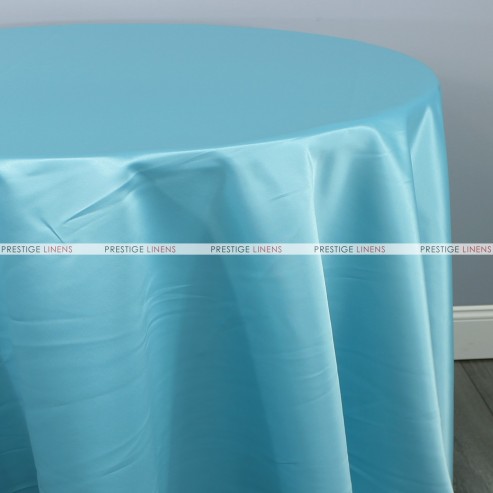 Lamour Matte Satin Table Linen - 951 Tiffani Blue