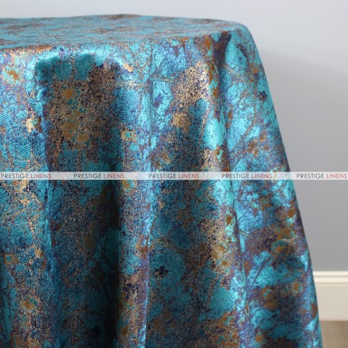 TIBUR TABLE LINEN - AQUAMARINE