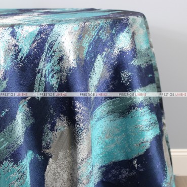 BRUSHSTROKE TABLE LINEN - BLUE