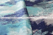 BRUSHSTROKE TABLE LINEN - SILVER/BLUE