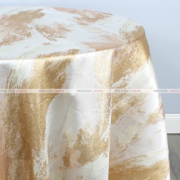 BRUSHSTROKE TABLE LINEN - NUGGET