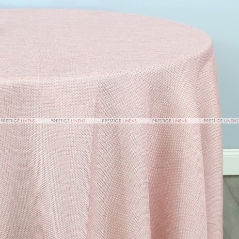 Jute Linen Table Linen - Blush