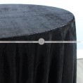 Metallic Velvet Table Linen - Black