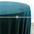 Metallic Velvet Table Linen - Teal