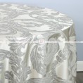 PANDORA JACQUARD TABLE LINEN - SILVER