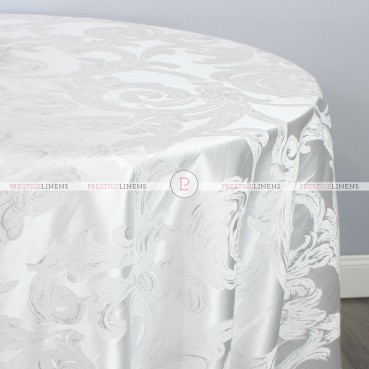 PANDORA JACQUARD TABLE LINEN - WHITE