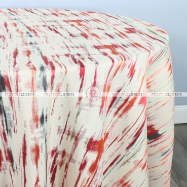 PSYCHEDELIC TABLE LINEN - CORAL